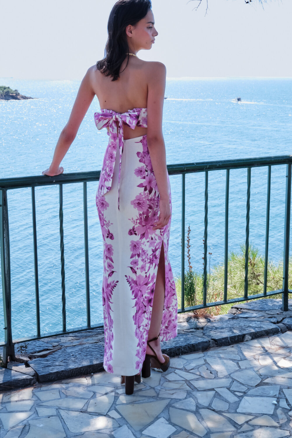Editorial Picture of Dahlia Maxi Dress 5 Back View The Recto Verso
