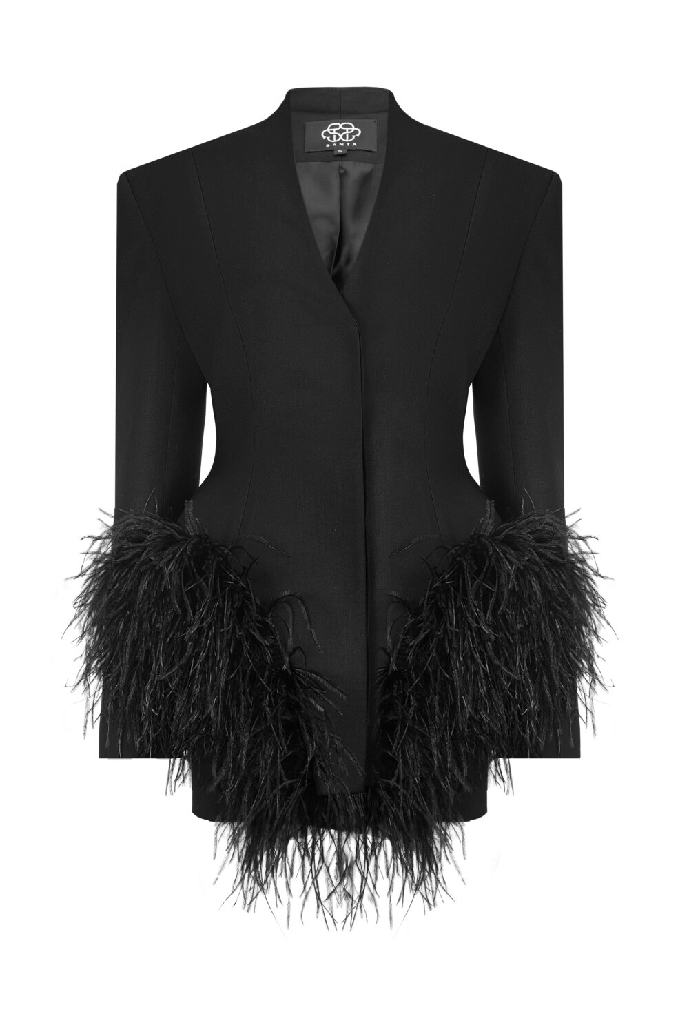 Jacket with feather basque – Styling Simplicity | Recto Verso